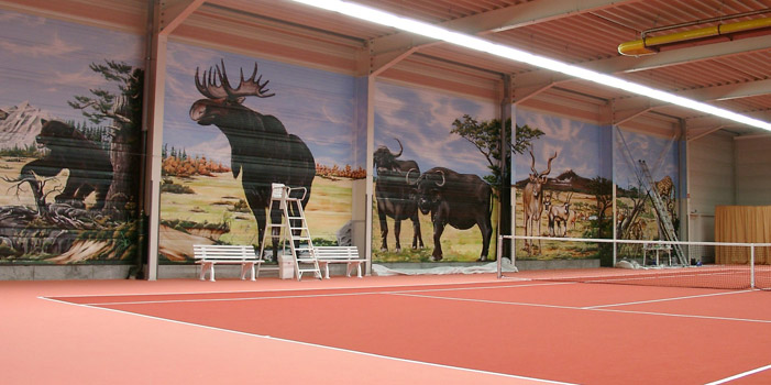 Tennishalle Bindig in Friedrichsgrün bei Zwickau